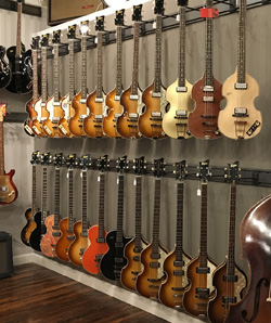 Sale on all Hofner B stock and vintage basses.  Buy online or call our Hofner store.